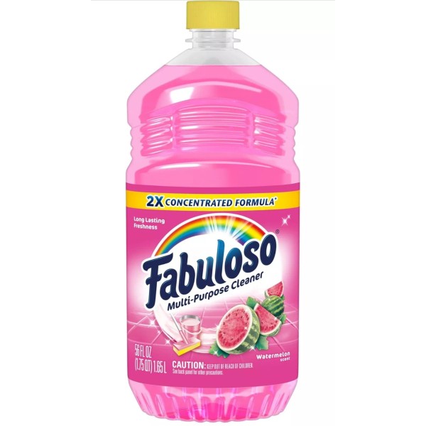 Branded Fabuloso Multi-Purpose Cleaner 2X Concentrated Formula 56 Oz Watermelon
