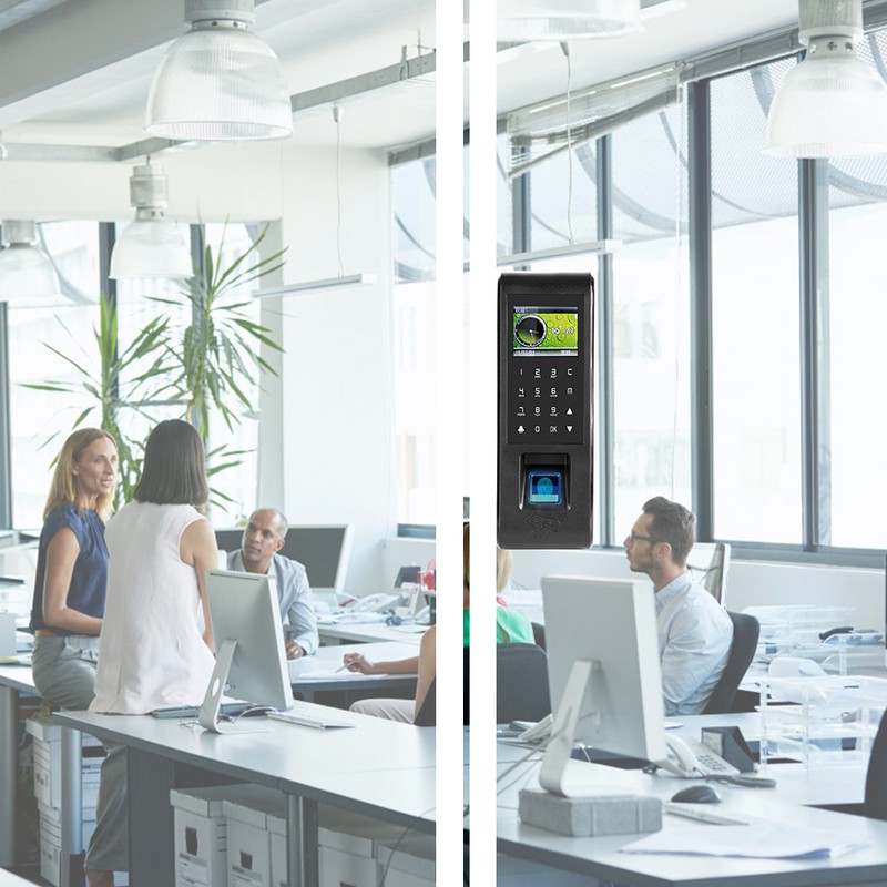 2.4in Fingerprint RFID Card Password Access Control and Attendance System