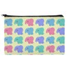 Cute Kawaii Baby Elephants Pattern Makeup Cosmetic Bag Organizer Pouch