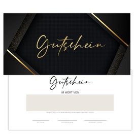 Vouchers Set of 25 as Blank Templates for Filling in for Nail Studio, Hairdresser, Massage, Cosmetic Studio, Gift Voucher Restaurant, Gastro Voucher Templates