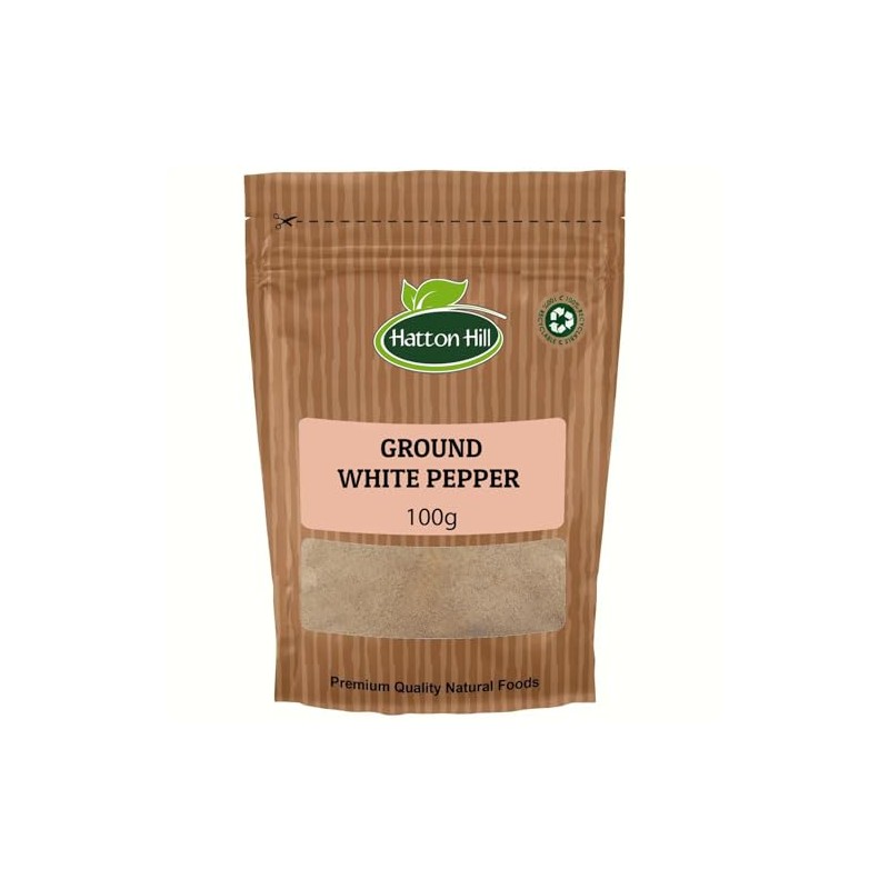 Ground White Pepper 100g by Hatton Hill