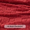NEWCOSPLAY Super Soft Throw Blanket Red Premium Silky Flannel Fleece