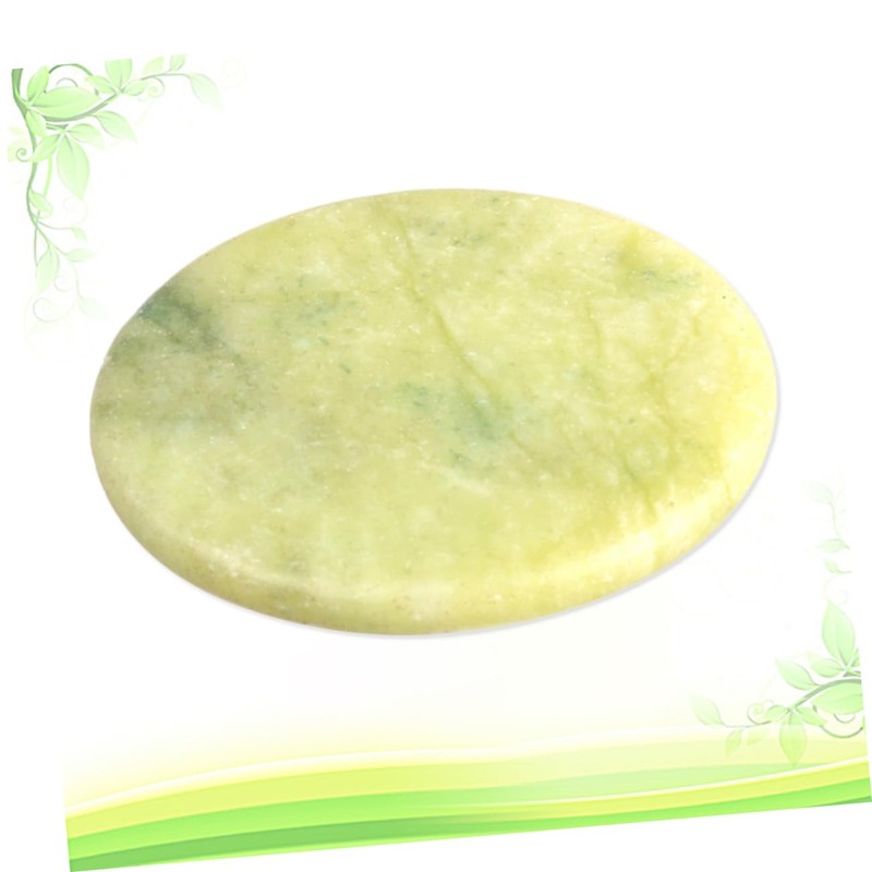 Baluue Lash Extension Glue Pad Natural Jade Round Pallet Sturdy