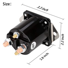 10L0L Golf Cart 48V 4 Terminal Solenoid for Club Car DS (1995-1997) Electric OEM 1018070-01,0876/1118