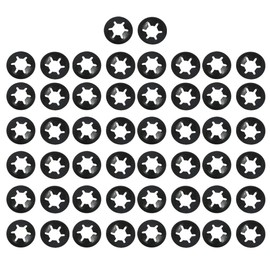 sourcing map Star Lock Lock Washers 6 mm x 14 mm with Inner Tooth Replacement Pack of 50