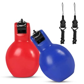 Hand Whistle Sports Lessons Pack of 2 Whistle Loud Emergency Referee Whistle Hand Whistle with Lanyard Whistle Sport for Referees, Sports Teachers, Dog Trainer, Trainer Accessories Football