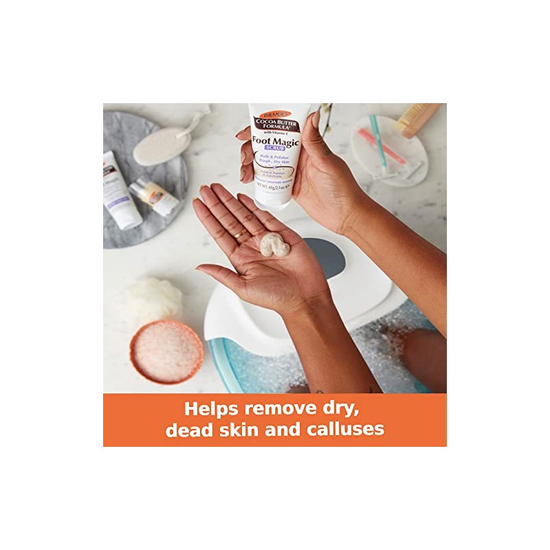 Palmer's Cocoa Butter Formula Foot Magic Scrub – Exfoliante para
