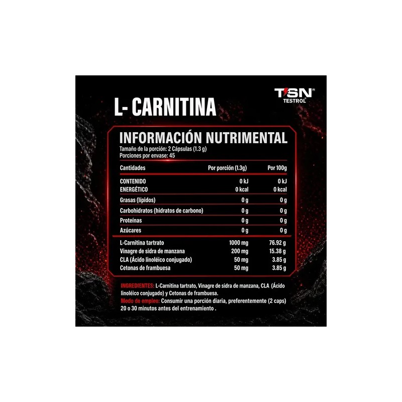 Combo Testrol Next Gen L Carnitina Platinum Sin Sabor