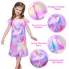 ICOSY Matching Girls & Doll Nightgowns Clothes Unicorn Pajamas Sleepwear