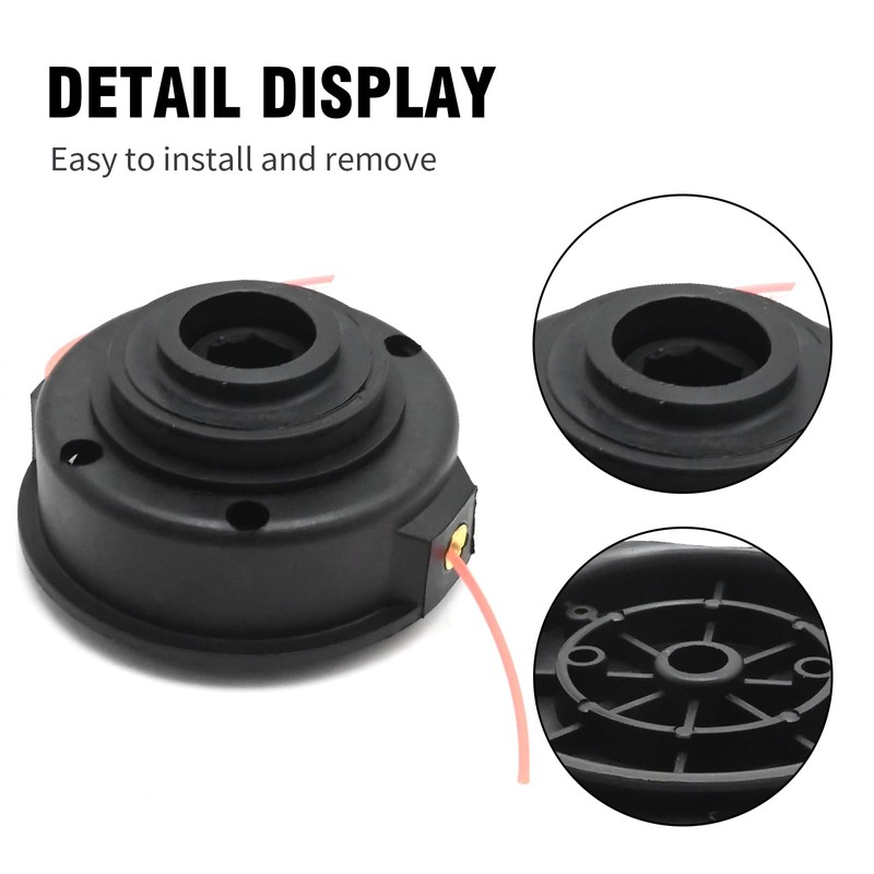 JUUDDENPARTS Mower Trimmer Head, Strimmer Bump Feed Line Spool Replacement