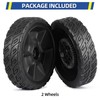 GICOOL 42710-VR8-N00ZA Lawn Mower Rear Wheels, 8 Inch Wheels Kit