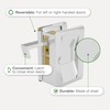 Richelieu Hardware 1700CPSBC Onward Pocket Door Pull, Passage Lock, 3