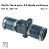 Hydro Master Plastic Sump Pump Check Valve with Stainless Steel