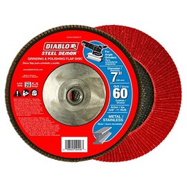 Diablo Steel Demon 7 in. 60-Grit (Coarse) Grinding and Polishing Flap Disc