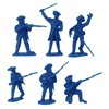 BMC Revolutionary War Plastic Army Men - 34 British, American,