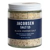 Jacobsen Salt Co. Black Pepper Kosher Sea Salt, Non-Iodized, 4.23