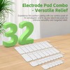 LYINIE TENS Unit Pads 32Pcs, 3rd Gen Reusable Latex-Free Replacement