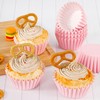 Caperci Grease-Resistant Standard Pink Cupcake Liners 150 Counts - Heavy