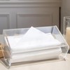 Acrylic Tissue Box Holder Rectangle - 2025 Unique Clear Tissue