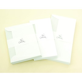 Three Candlesticks 20 Luxury Tissue-lined Envelopes for A4 Writing Pad, Size DL - White