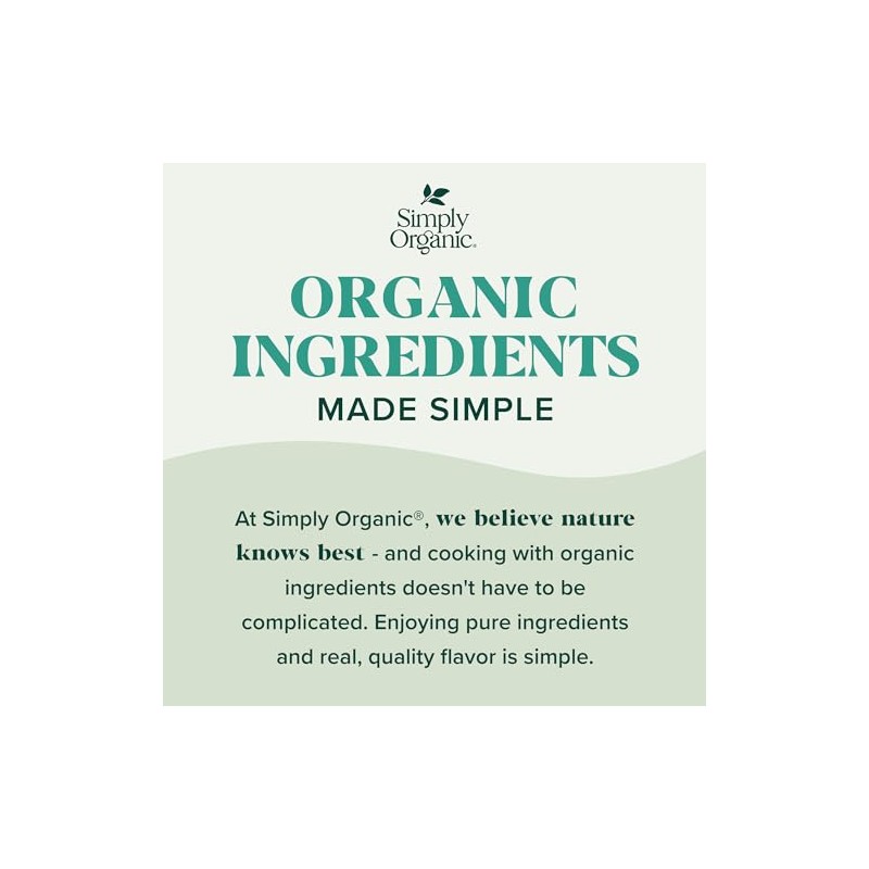Simply Organic, Canela De Ceylon, 59 Gr.