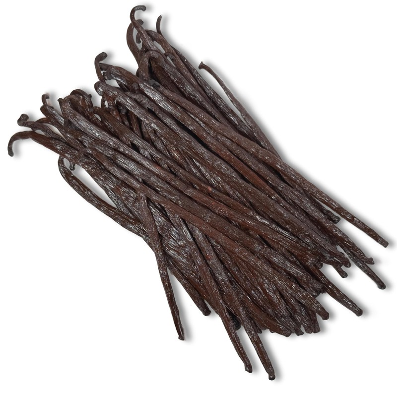 50 Madagascar Vanilla Beans Grade A 14-16cm 150g