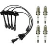 CNPAPC 4PCS 90919-22400 Spark Plugs with Wire Set Compatible with
