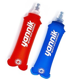 Yannik Soft Flask Flexible Water Bottle Sports Bottle Leak-Proof Antibacterial BPA (Bisphenol-A)-Free Sports Camping Running Cycling Hiking Outdoor