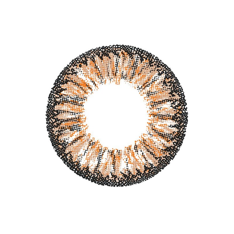 ドープウィンク(Dope Wink) マンスリー グロッシーシリーズ 度なし ±0.00 【カラー】チャームブラウンチャームブラウン 2枚入り DG00M000000000IU