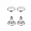 Remaches de piel de doble tapa de 8 mm x
