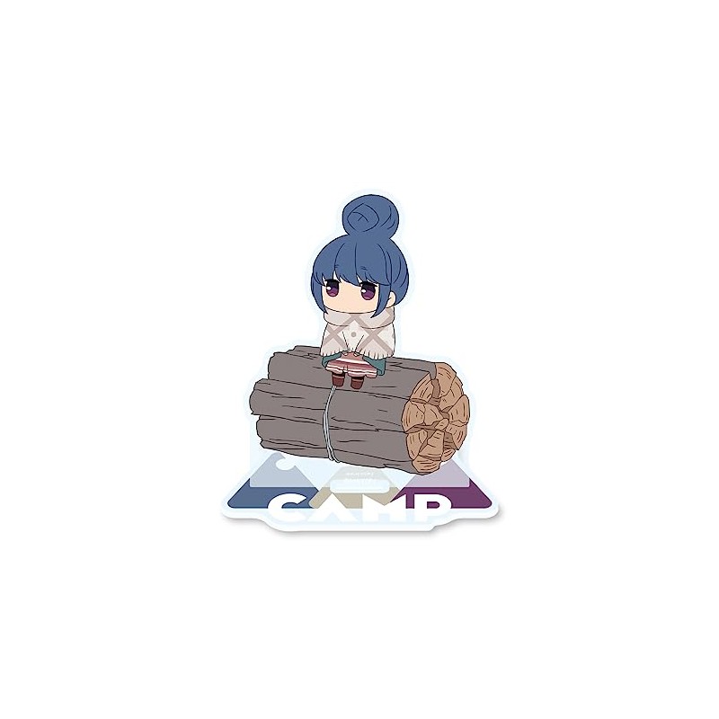 Yurucamp SEASON 2 Rin on Firewood Acrylic Stand