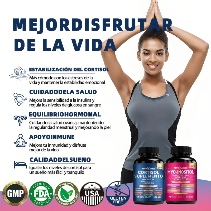 In1 Inositol Cortisol Bajar 180cáps