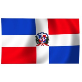 Dominican Republic Flag Polyester 3 ft. x 5 ft.