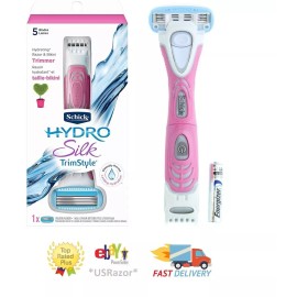 Schick Hydro Silk Razor Blade Refill Cartridge Bikini TrimStyle Shaver Trimmer