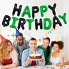 TONIFUL Happy Birthday Balloons Banner 16 Inch Mylar Foil Letters