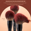 Jessup Makeup Brushes Set Professional 21Pcs Black Complete Collection, Synthetic