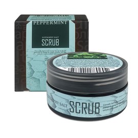 Estesophy Salt Scrub_Peppermint, Korean Salt Body Scrub, Salt Massge, Salt Soap, Body Care, Peppermint Salt Shower, Refreshing body scrub 4.2oz (120g)