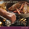 Anolon Advanced Hard Anodized Nonstick Deep Frying Pan/Skillet with Lid,