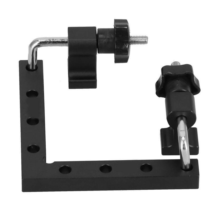 2pcs 90 Degree Positioning Squares L Shape Black Splicing Fixed