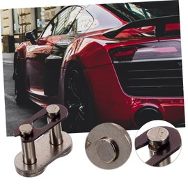 Gatuida 10pcs Motorcycle Chain Connector Link Durable Joint Buckle for Bikes Atvs Easy Installation Standard Roller Chain Links for Off-road Use