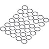 Audiofan O-Ring, Fluorine Rubber Sealing Gasket, Outer Diameter 0.8 x