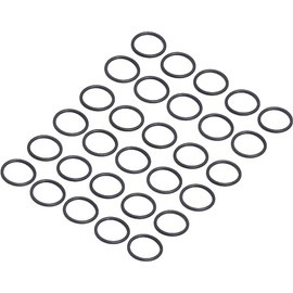 Audiofan O-Ring, Fluorine Rubber Sealing Gasket, Outer Diameter 0.8 x 0.7 x 0.07 inch (21 x 17 x 2 mm), 30 Piece Set