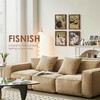 6x8 Picture Frame 5 Pack, Classic Brown Photo Frame for