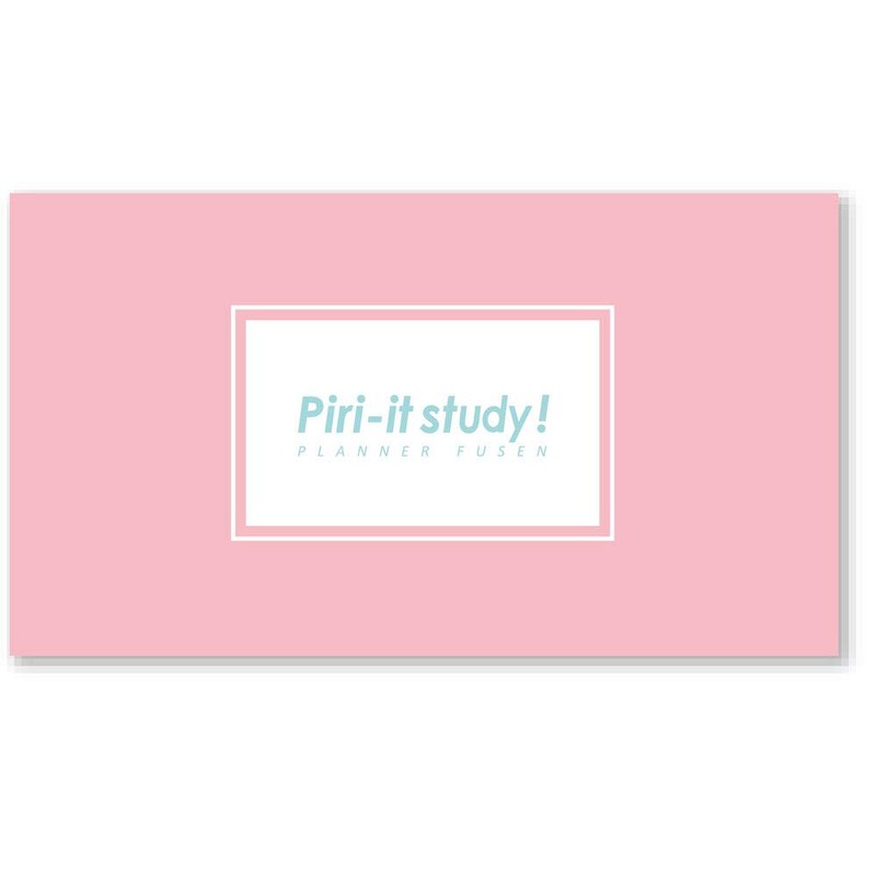 Sunstar Bungu S2818183 Fusen Spirit Study Planner Sticky Notes, Pink