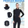 REALON Women's Mens Full Wetsuit 2mm Neoprene Back Zipper Swimming