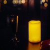 iZAN Outdoor Flameless LED Candles with Timer - Waterproof Plastic