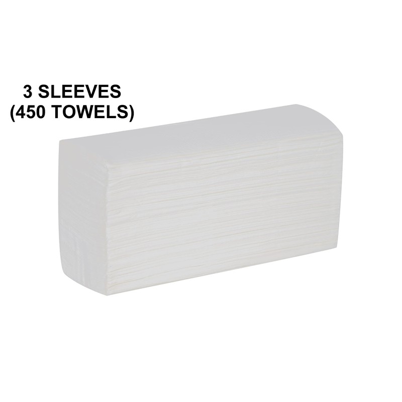 Interfold Z-Fold Paper Hand Towels | White | 2-Ply |