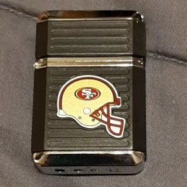 FSO Windproof Refillable Butane Lighter By FSO (For Smokers Only SAN FRANCISCO 49ERS