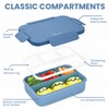 Bugucat Bento Lunch Box 1300ML - Leak-Proof with 4 Compartments,
