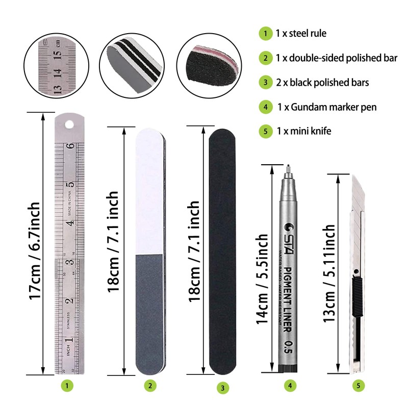 38Pcs Gundam Tools Kit Gunpla Tool Gundam Model Kit Tools